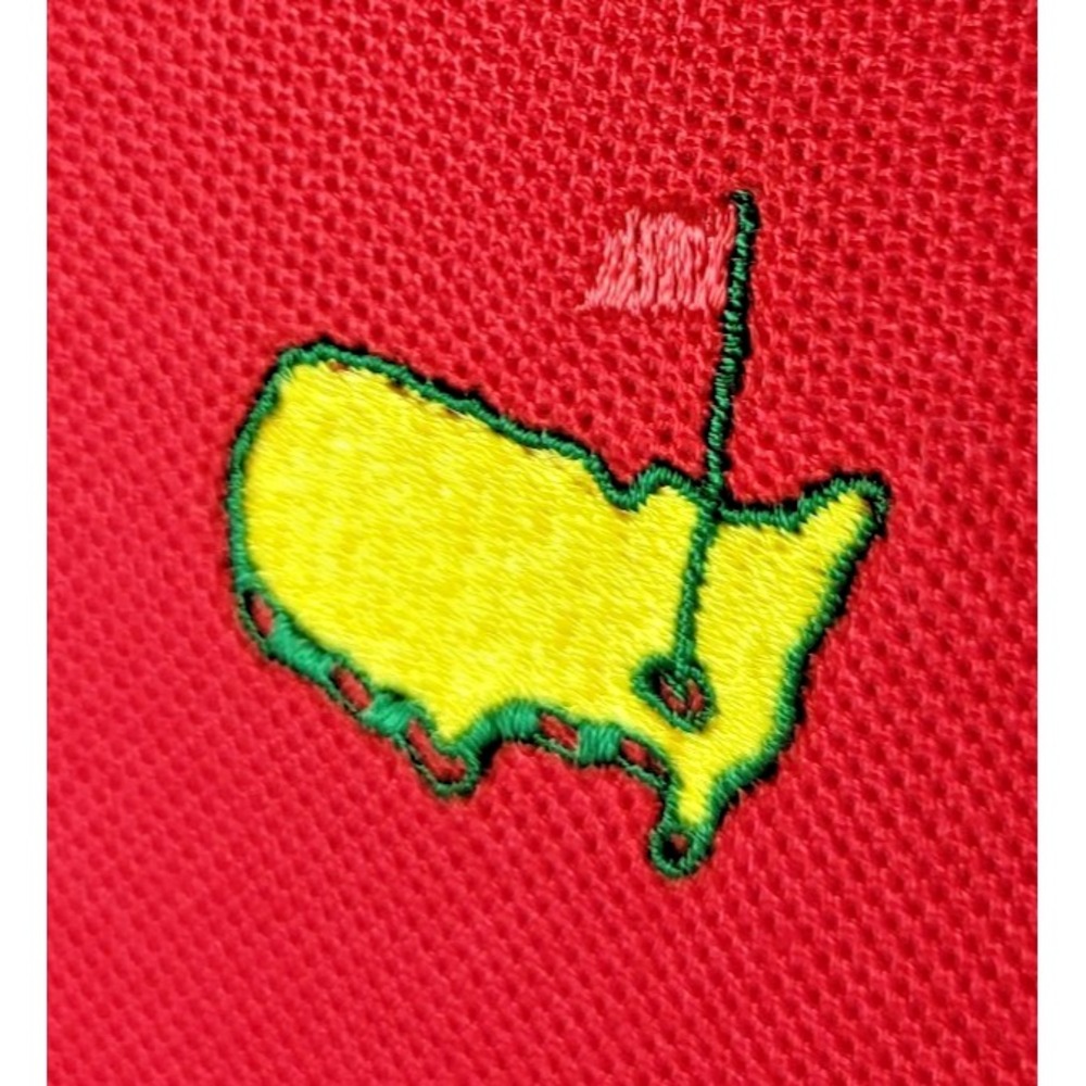 Masters Collection Sz XL Polo Shirt Red 100% Pima Cotton PGA Golf Augusta